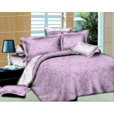 Двоспальний комплект постільної білизни Home Line "Аврора" (бузковий) 130465