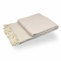 Плед "Жасмін" (біло-бежевий) 140х200см 129776