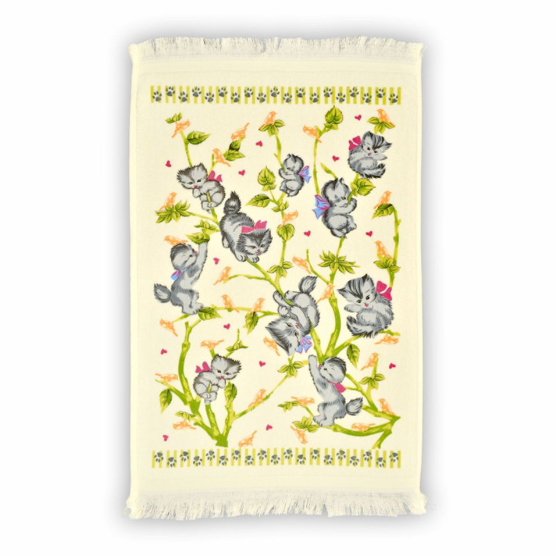 Рушник велюровий кухонний Akipek "Грайливі кошенята" 40х60см 129331