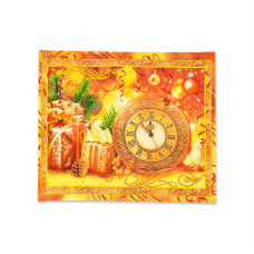 Рушник вафельний кухонний Home Line "Часи" 50х60см 129291