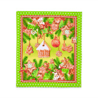 Рушник вафельний кухонний Home Line "Новий рік" 50х60см 129097