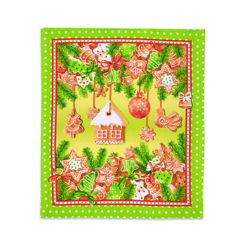 Рушник вафельний кухонний Home Line "Новий рік" 50х60см 129097