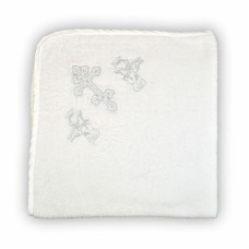 Рушник махровий Home Line "Крижма" (срібний), 90х90см 128580