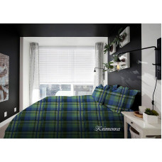 Півтораспальний комплект постільної білизни Home Line "Клітинка" 128397