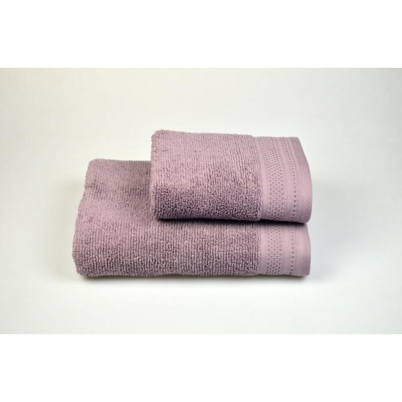 Рушник махровий Home Line "Microcotton" (фіолетовий), 68х127см 126267