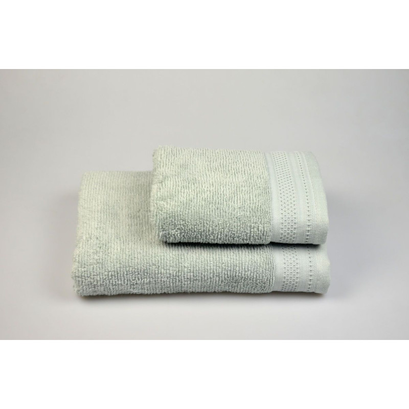 Рушник махровий Home Line "Microcotton" (зелений), 50х85см 126264