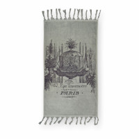 Рушник велюровий Home Line "Paris" (сірий), 68х127см 126252