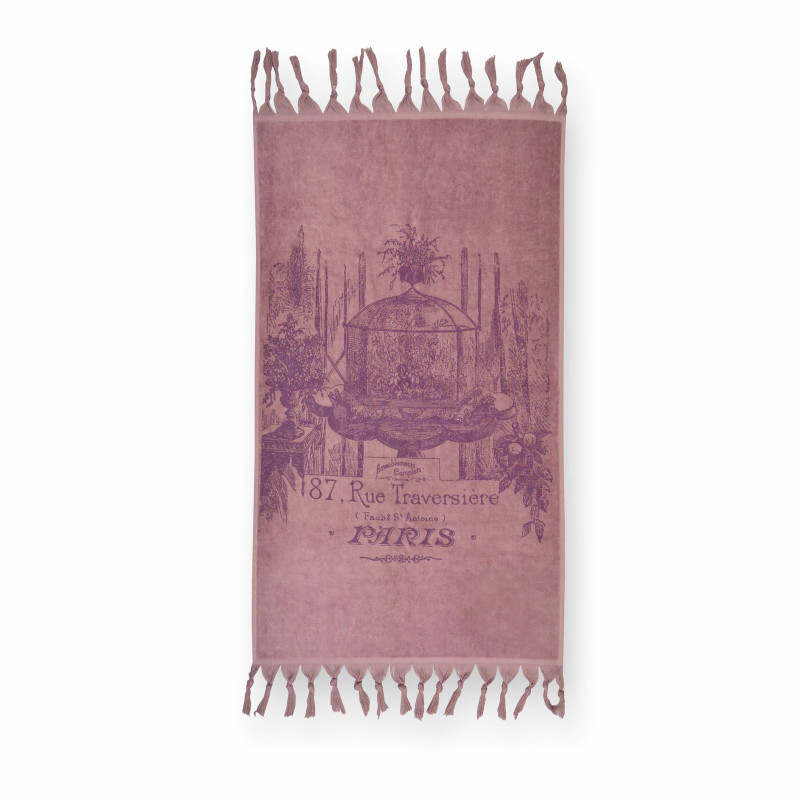 Рушник велюровий Home Line "Paris" (рожевий), 50х85см 126246