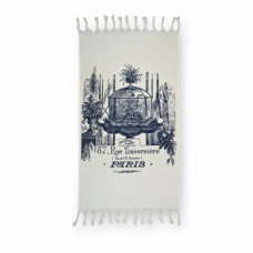 Рушник велюровий Home Line "Paris" (білий), 50х85см 126245