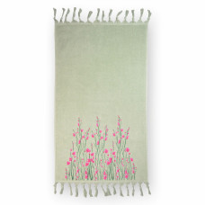 Рушник велюровий Home Line "Spring" (м'ятний), 50х85см 126239