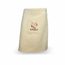 Рушник махровий для сауни Home Line "Sauna" (бежевий), 55х160см 126186