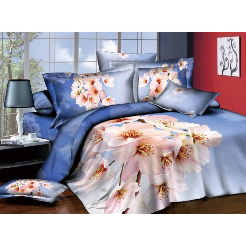 Євро комплект постільної білизни Home Line "Пробудження 3d" 125865