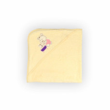 Рушник (куточок) махровий Home Line "Веселе купання" (кремовий), 75x75см 125409