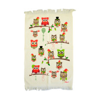 Рушник велюровий кухонний Akipek "Чарівні сови" 40х60см 125010