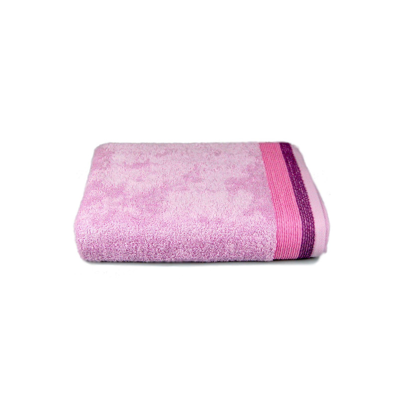 Рушник махровий Home Line "Лотус" (бузковий), 68х128см 123576