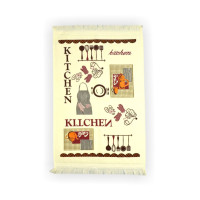 Рушник велюровий кухонний Akipek "Кухня" 40х60см 123334