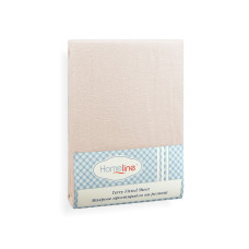 Простирадло махрове на резинці Home Line (бежеве) 200х200см 123219
