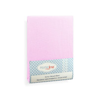 Простирадло махрове на резинці Home Line (рожеве) 160х200см 123207