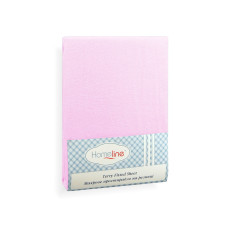 Простирадло махрове на резинці Home Line (рожеве) 160х200см 123207