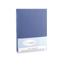 Простирадло трикотажне на резинці Home Line (синє) 160х200см 123178