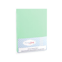 Простирадло трикотажне на резинці Home Line (салатове) 160х200см 123177