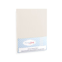 Простирадло трикотажне на резинці Home Line (бежеве) 90х200см 123167