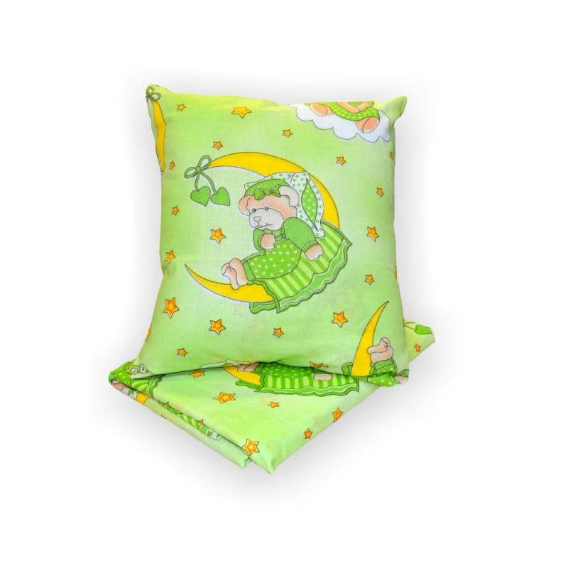 Дитячий комплект постільної білизни Home Line "Ведмедик на місяці" (зелений) 123002