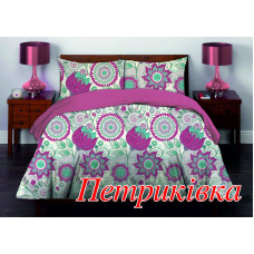 Сімейний комплект постільної білизни Home Line "Петриківка" 50х70 (кейс) 122941