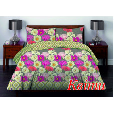 Півтораспальний комплект постільної білизни Home Line "Квіти" 50х70 122834