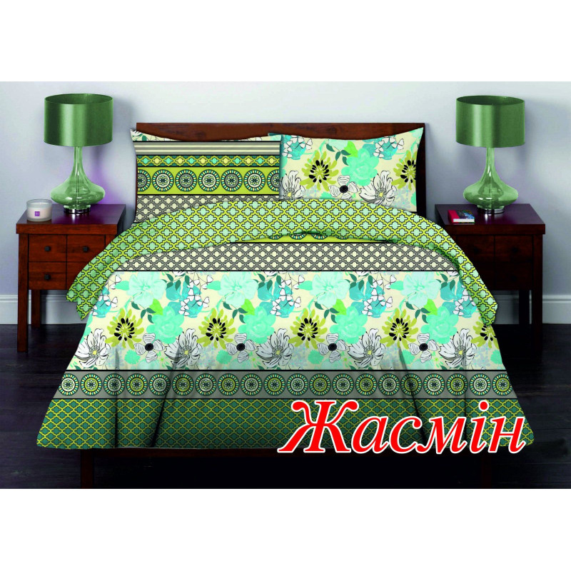 Двоспальний комплект постільної білизни Home Line "Жасмін" 50х70 122830
