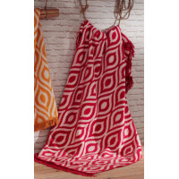 Плед Aksu "Ikat red" 150x200см 120707