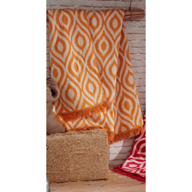 Плед Aksu "Ikat yellow" 150x200см 120706