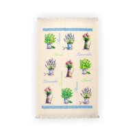 Рушник велюровий кухонний Home Line "Букетики" 40х60см 120436