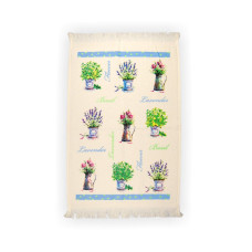 Рушник велюровий кухонний Home Line "Букетики" 40х60см 120436
