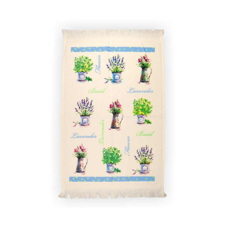 Рушник велюровий кухонний Home Line "Букетики" 40х60см 120436