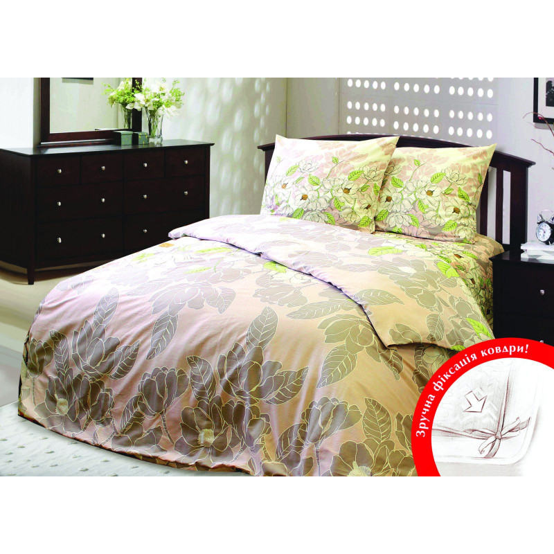 Двуспальный комплект постельного белья Home Line "Магнолия" 118729