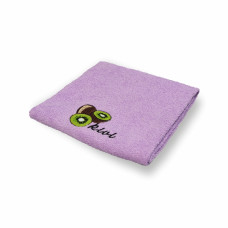Рушник махровий кухонний Home Line з вишивкою (ліловий) 40х60см  116938