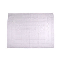 Рушник (килимок) махровий Home Line "Ніжки" (білий), 50х70см 116481