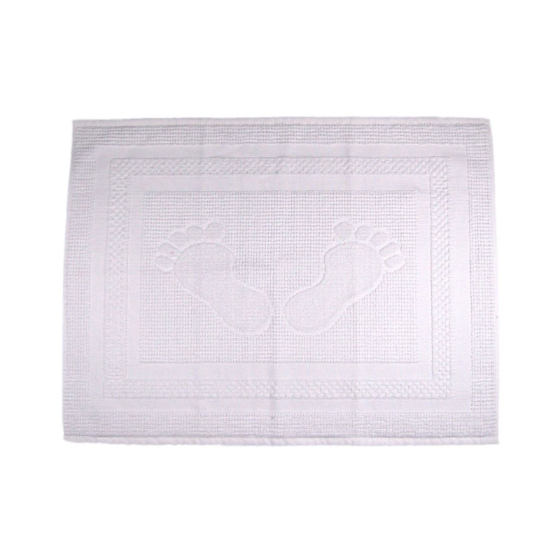 Рушник (килимок) махровий Home Line "Ніжки" (білий), 50х70см 116481