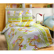 Півтораспальний комплект постільної білизни Home Line "Джунглі" 114395