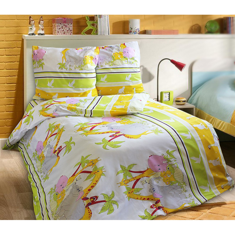 Півтораспальний комплект постільної білизни Home Line "Джунглі" 114395