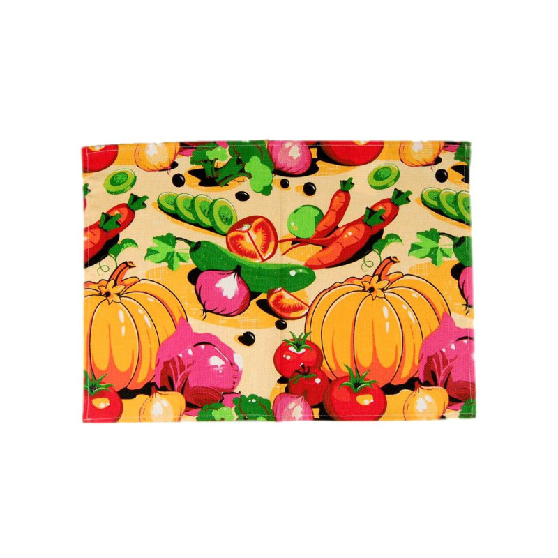 Рушник вафельний кухонний Home Line "Овочі" 47х33см 113976