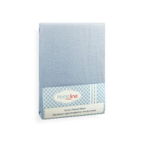 Простыня махровая на резинке Home Line (голубая) 200х200см 113838
