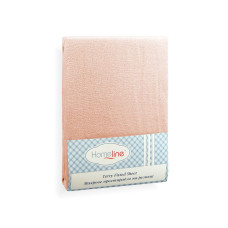 Простирадло махрове на резинці Home Line (персикове) 180х200см 113831