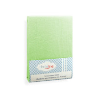 Простирадло махрове на резинці Home Line (салатове) 160х200см 113829
