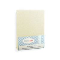 Простирадло махрове на резинці Home Line (кремове) 90х200см 113821