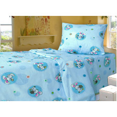 Детский комплект постельного белья Home Line "Пуговка" (голубой) 113355