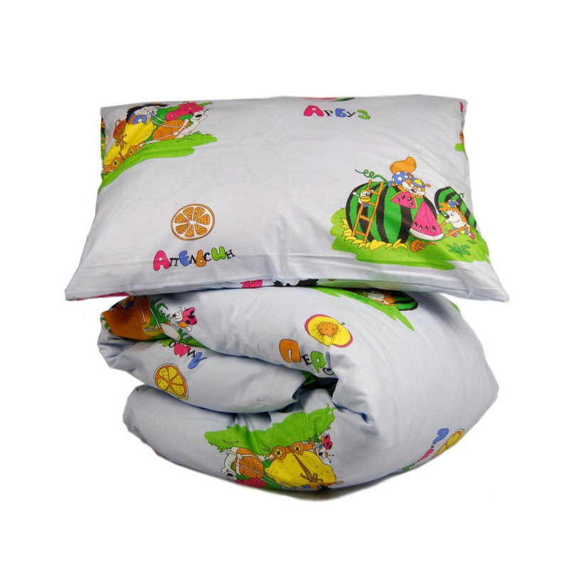 Детский комплект постельного белья Home Line "Веселые фрукты" (сиреневый) 113350