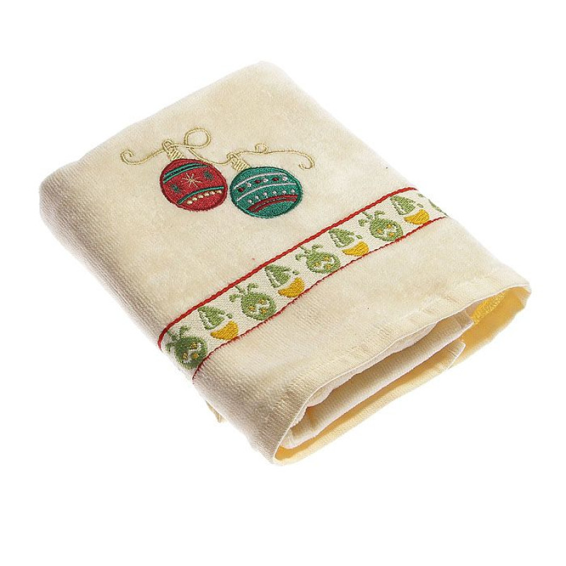 Рушник махровий Home Line "Крісмас", 30х45см 113212