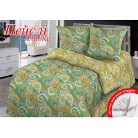 Півтораспальний комплект постільної білизни Home Line "Пейслі" (оливковий) 113137